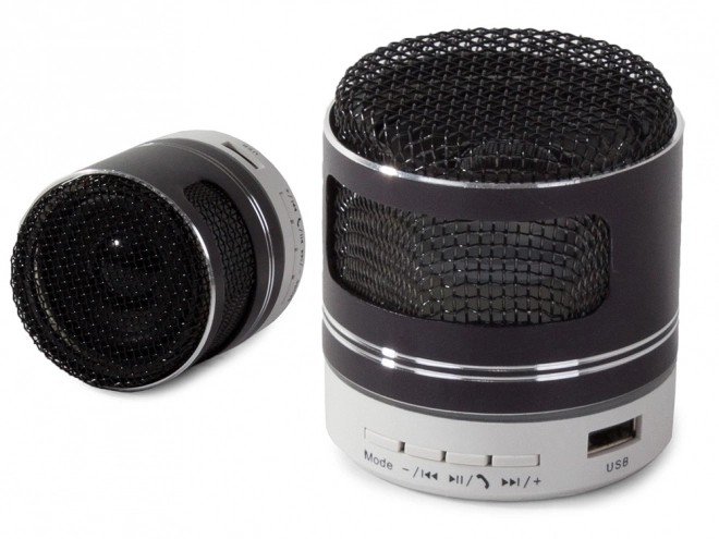 Mini enceinte Bluetooth sans fil radio fm mp3 portable usb microsd – Noir