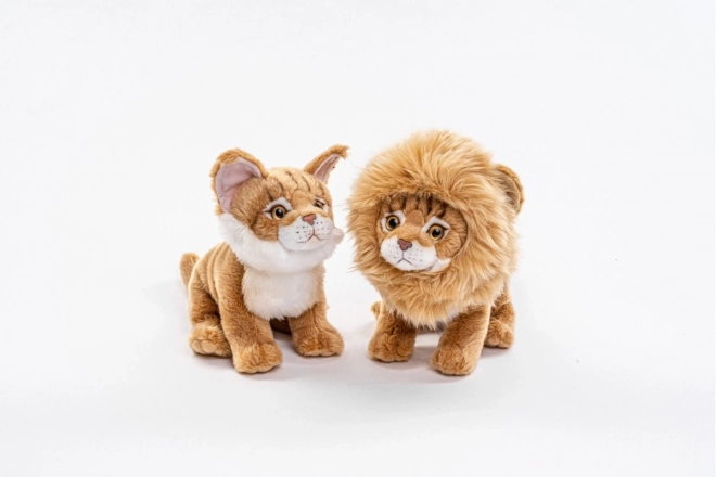 Chat en Peluche avec Crinière 30 cm - ÉCOLOGIQUE