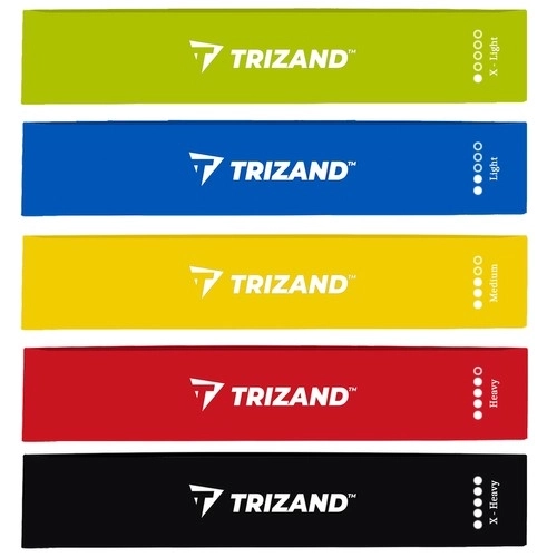 Ensemble de bandes élastiques d'entraînement - 5 pièces Trizand 21955