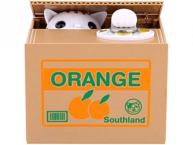 Tirelire interactive pour chat