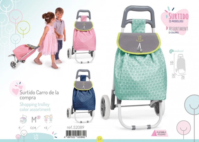 DeCuevas 52089 Sac de voyage pliable à roulettes 2021 - bleu