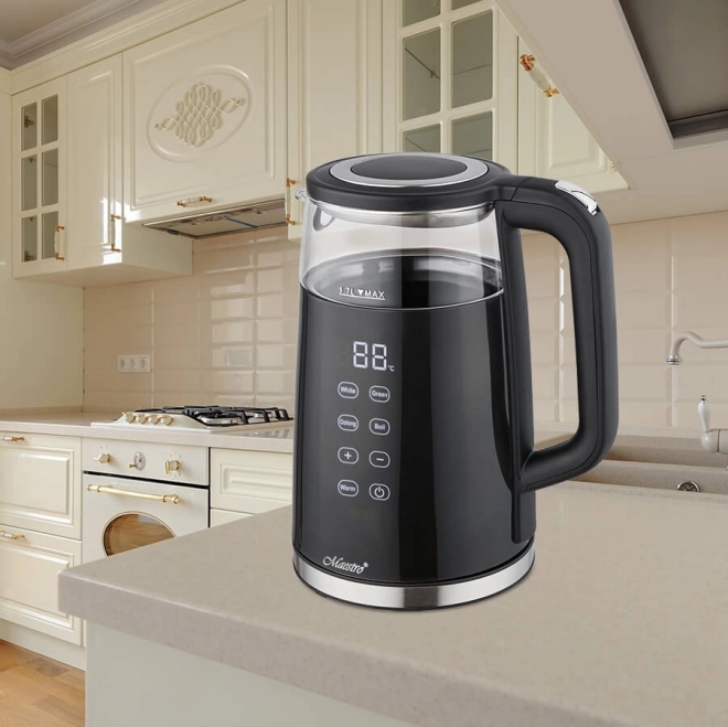 Bouilloire électrique avec régulation de température 1,7 l 2200 W