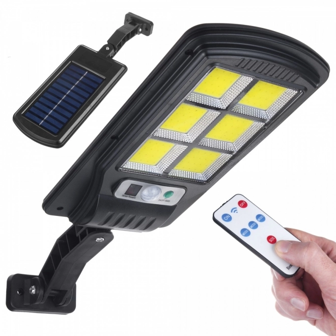 Lampe solaire LED de rue avec capteur et télécommande MCE446