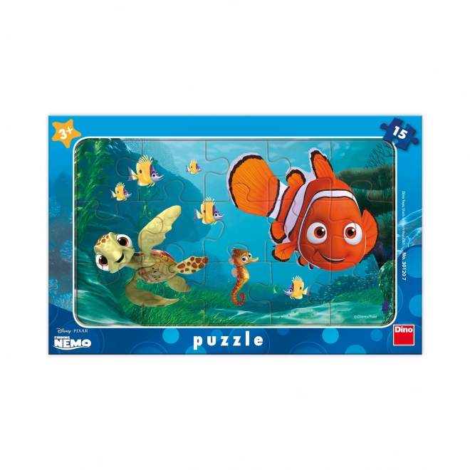 Puzzle Nemo et tortue avec 15 pièces