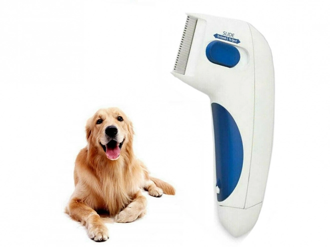 Peigne électrique anti-puces pour chiens et chats