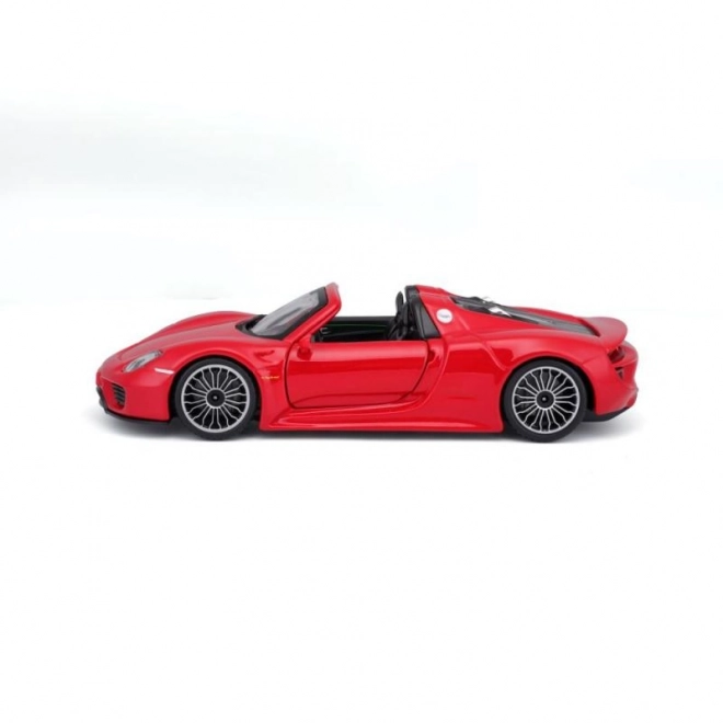 Modèle Bburago Porsche 918 Spyder rouge 1:24