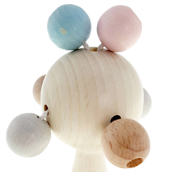Hochet naturel gris Hess