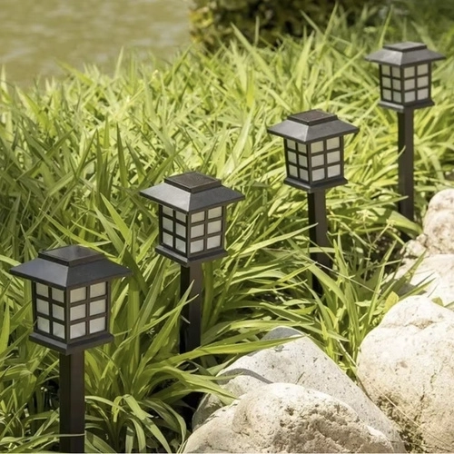 Lampes solaires de jardin LED – ensemble 6x maison