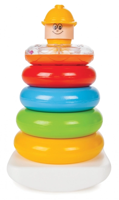 Pyramide pliable avec bonhomme