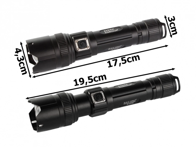 Lampe tactique militaire avec LED Cree XHP99