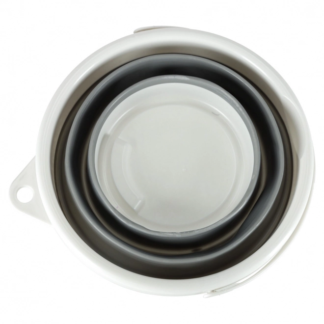 Seau de camping en silicone pliable 10L