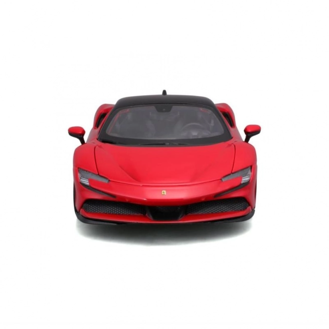Modèle métallique Ferrari SF90 Stradale rouge 1:18