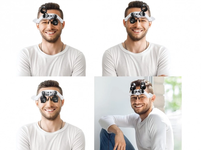 Lunette loupe avec LED pour réparations