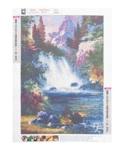 Kit de peinture au diamant - cascade