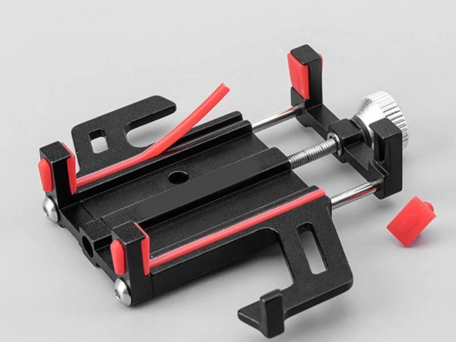 Support de téléphone robuste en aluminium pour vélo