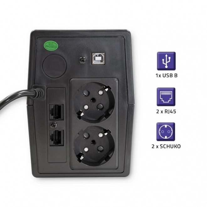 Alimentation de secours UPS Monolith 650VA 360W LCD USB RJ45