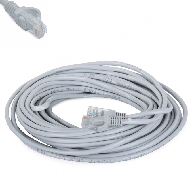Câble réseau LAN cat5e RJ45 paire torsadée Ethernet 15m
