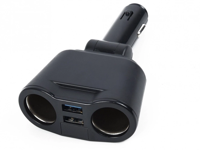 Prise allume-cigare avec répartiteur et chargeur USB