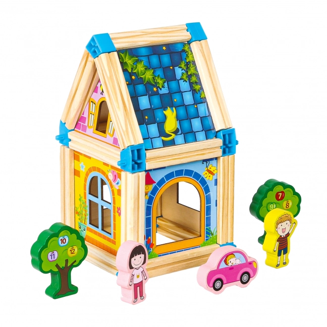 Blocs de construction en bois 6 en 1