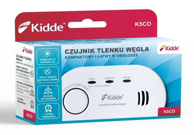 Détecteur de monoxyde de carbone Kidde K5CO