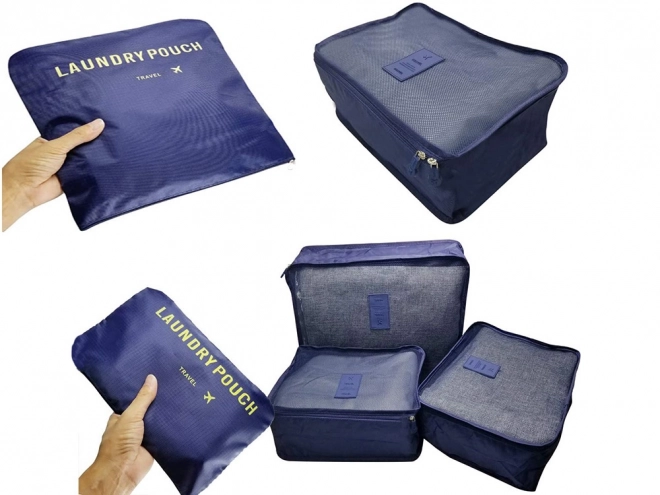 Organisateurs de voyage en filet pour bagage x6