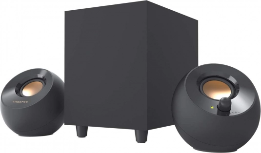 Haut-parleurs Creative Pebble Plus 2.1 USB noirs