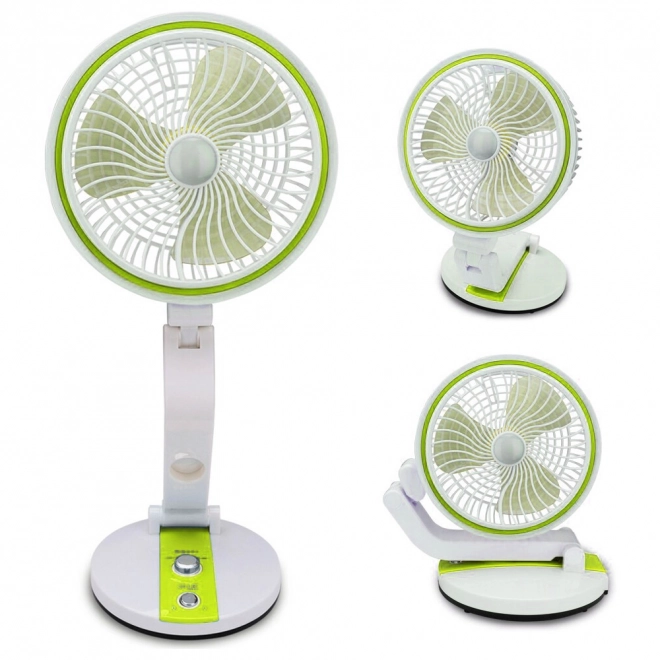 Ventilateur pliant portable avec lumière LED