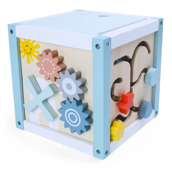 Tri de cubes en bois avec blocs Ecotoys