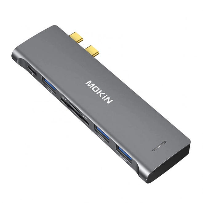 Hub USB-C 6v2 pro MacBook argent