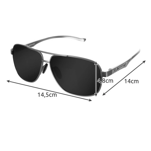 Lunettes de soleil Trizand avec étui et chiffon de nettoyage