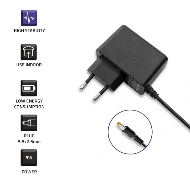 Adaptateur de prise Qoltec 5W