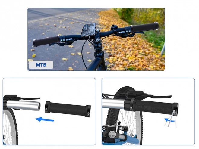 Poignées en caoutchouc pour vélo