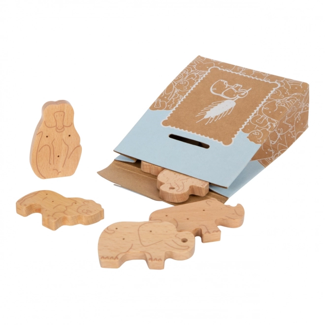 Biscuits en bois animaux Fresh