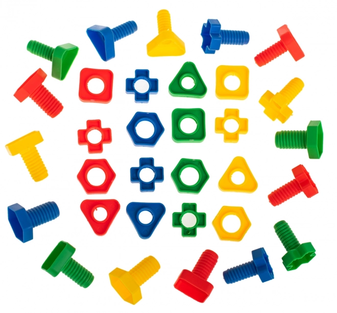 Vis et écrous motorisés pour enfants 30 pcs