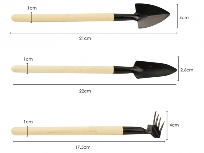 Ensemble d'outils de jardinage pour le rempotage des pots de fleurs