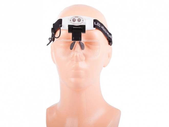 Loupe horlogère 6x avec deux LED