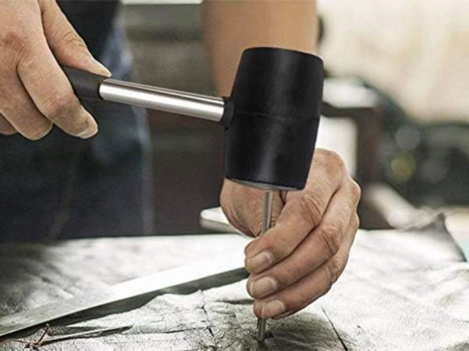 Maillet en caoutchouc anti-reflet pour pavage