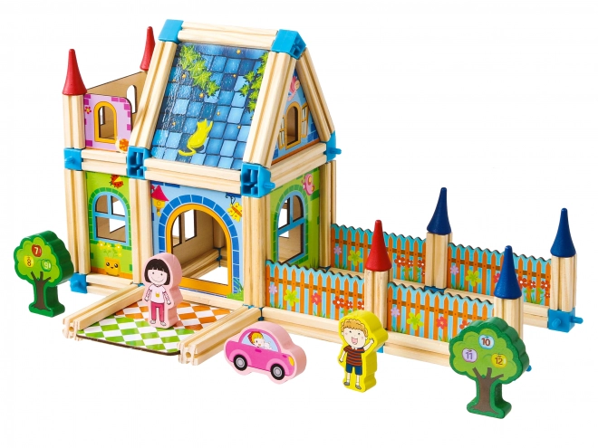 Blocs de construction en bois 6 en 1