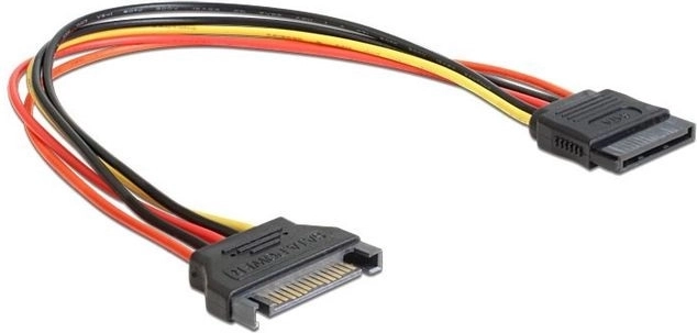 Câble d’extension d’alimentation SATA 15 broches M/F 30 cm