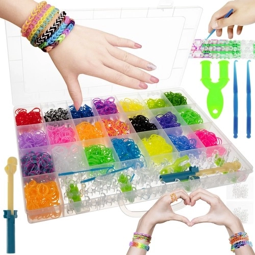 Fabrication de bracelets DIY avec élastiques 18082