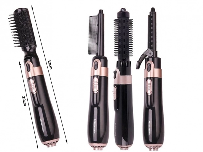 Sèche-cheveux brosse boucleur ensemble 4 en 1