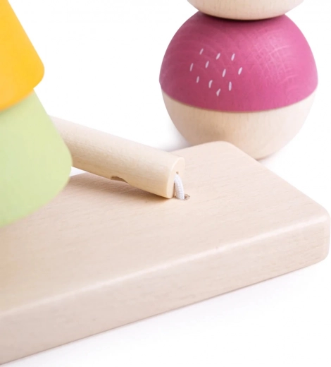 Tiges flexibles sécurisées pour un empilage facile