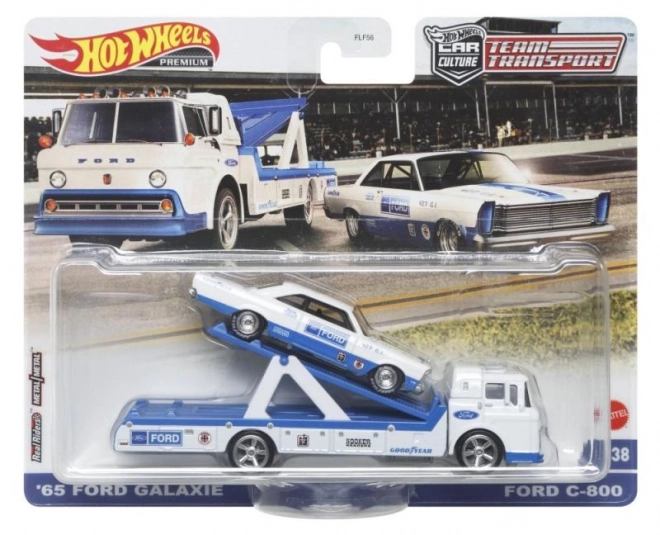 Camion et voiture de course Hot Wheels