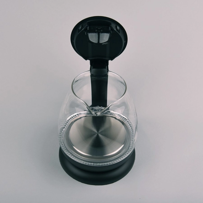 Bouilloire électrique 1l 1100W en verre MR-055-NOIR