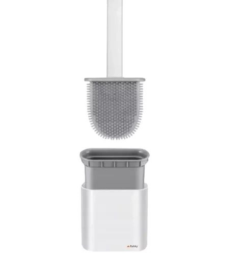 Brosse en silicone pour salle de bain