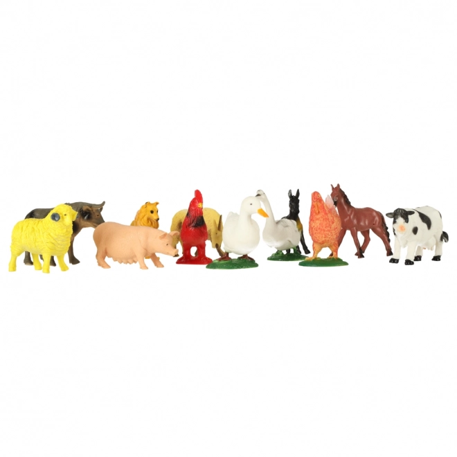 Ensemble de Figurines Éducatives d'Animaux de la Ferme