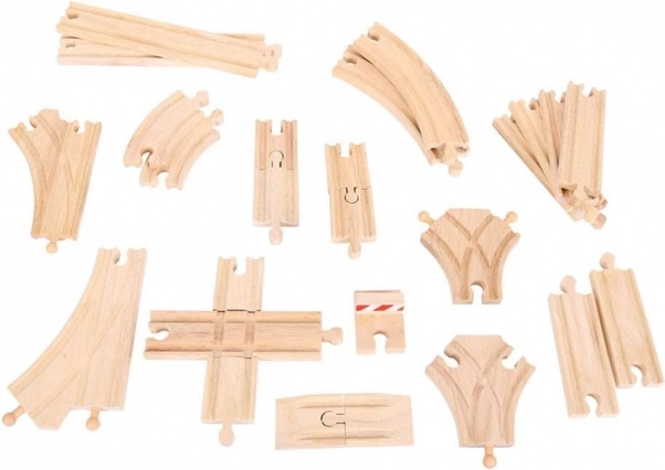 Compatibilité avec la plupart des circuits de train en bois