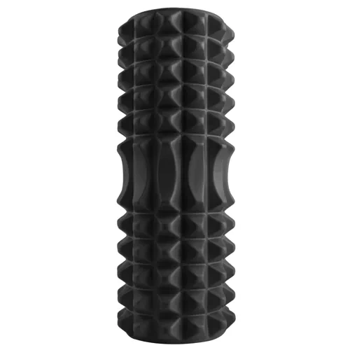 Rouleau de yoga - rouleau de massage (noir) 23570