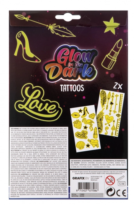 Tatouages ​​brillants dans le noir