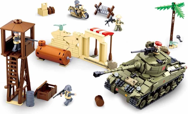 Jeu de construction Sluban Armée Bataille de Guerre